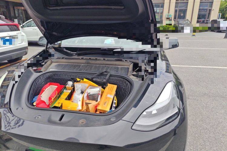Used Tesla Model Y 2021 Standard Range Rear-Wheel Drive Version Engine Bay Left