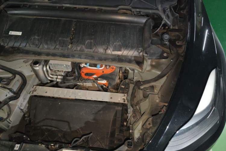 Used Tesla Model Y 2021 Long-Range All-Wheel-Drive Version 3D7 Engine Bay Left