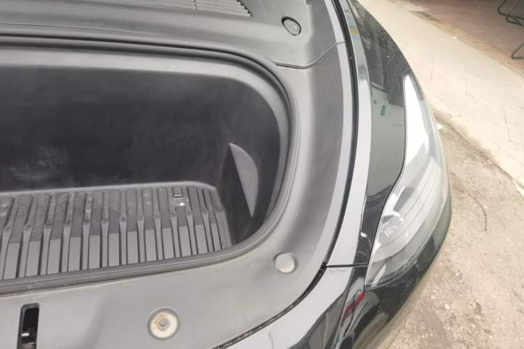 Used Tesla Model Y 2021 Long-Range All-Wheel-Drive Version 3D7 Engine Bay Left