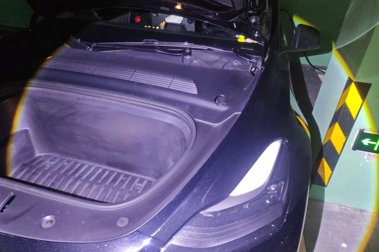 Used Tesla Model Y 2021 Long-Range All-Wheel-Drive Version 3D7 Engine Bay Left