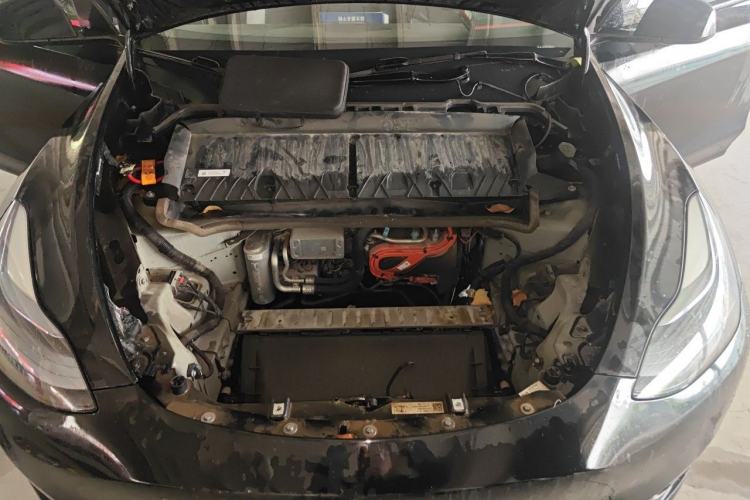 Used Tesla Model Y 2021 Standard Range Rear-Wheel Drive Version Engine Bay