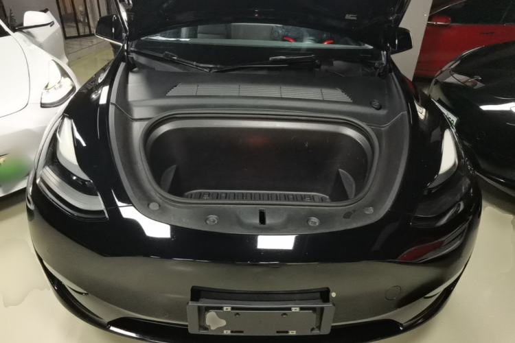 Used Tesla Model Y 2021 Long-Range All-Wheel-Drive Version 3D7 Engine Bay