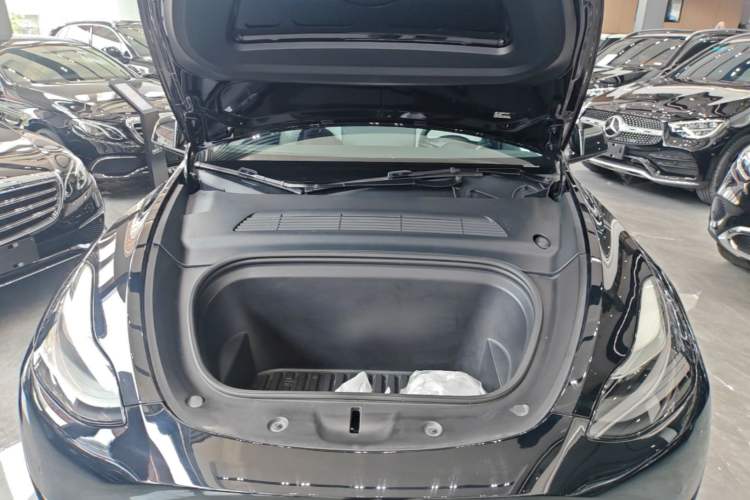 Used Tesla Model Y 2021 Long-Range All-Wheel-Drive Version 3D7 Engine Bay