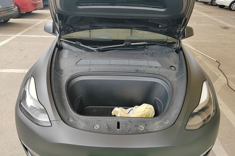 Used Tesla Model Y 2021 Standard Range Rear-Wheel Drive Version Engine Bay
