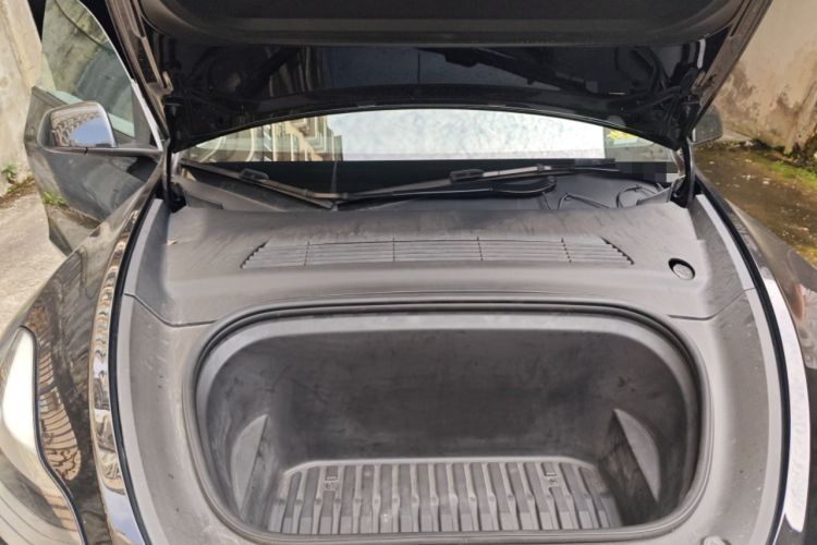 Used Tesla Model Y 2021 Long-Range All-Wheel-Drive Version 3D7 Engine Bay