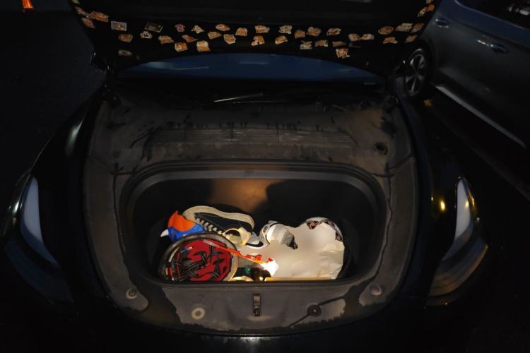 Used Tesla Model Y 2021 Standard Range Rear-Wheel Drive Version Engine Bay