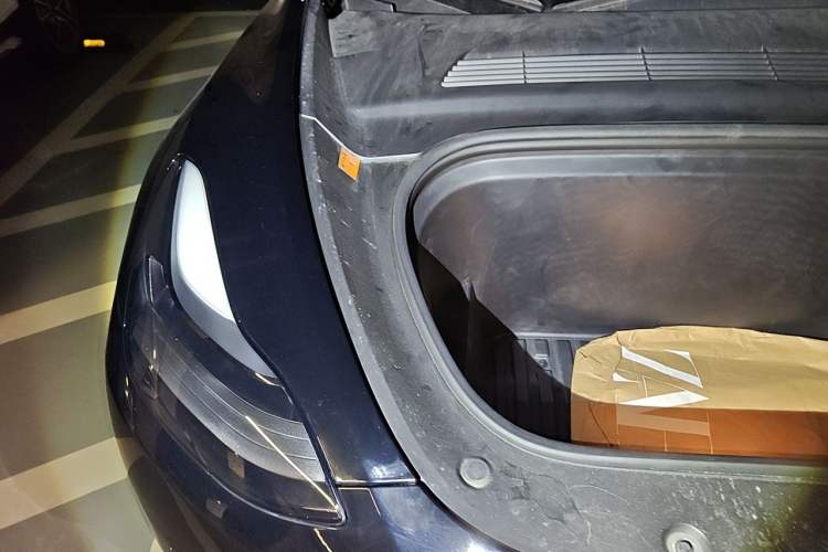 Used Tesla Model Y 2021 Long-Range All-Wheel-Drive Version 3D7 Engine Bay Right