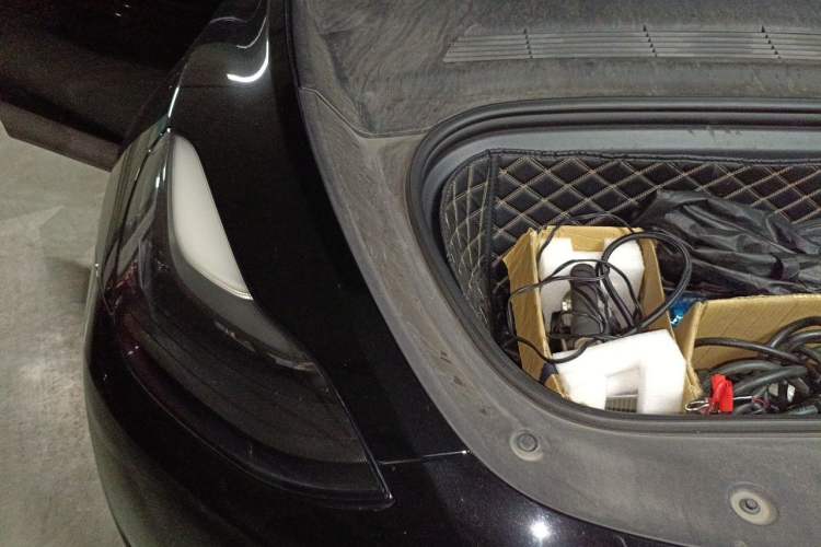 Used Tesla Model Y 2021 Standard Range Rear-Wheel Drive Version Engine Bay Right