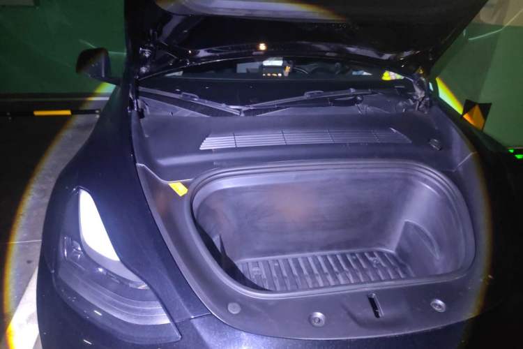 Used Tesla Model Y 2021 Long-Range All-Wheel-Drive Version 3D7 Engine Bay Right