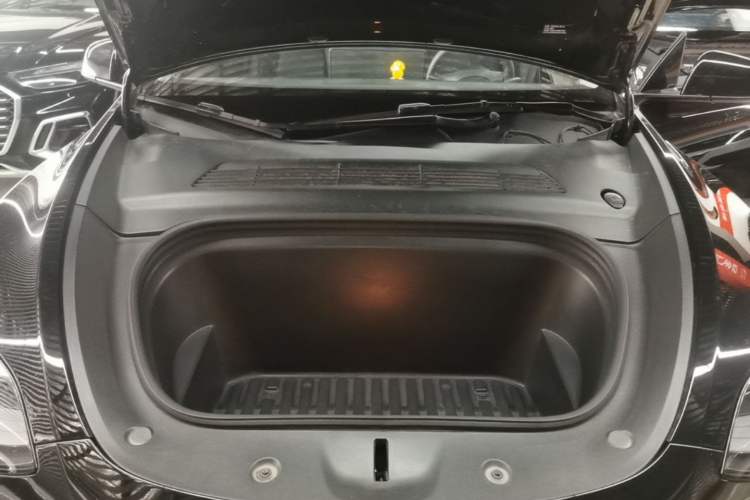 Used Tesla Model Y 2021 Long-Range All-Wheel-Drive Version 3D7 Engine Bay