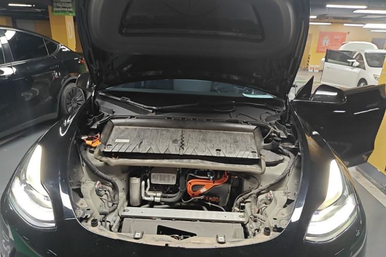 Used Tesla Model Y 2021 Standard Range Rear-Wheel Drive Version Engine Bay
