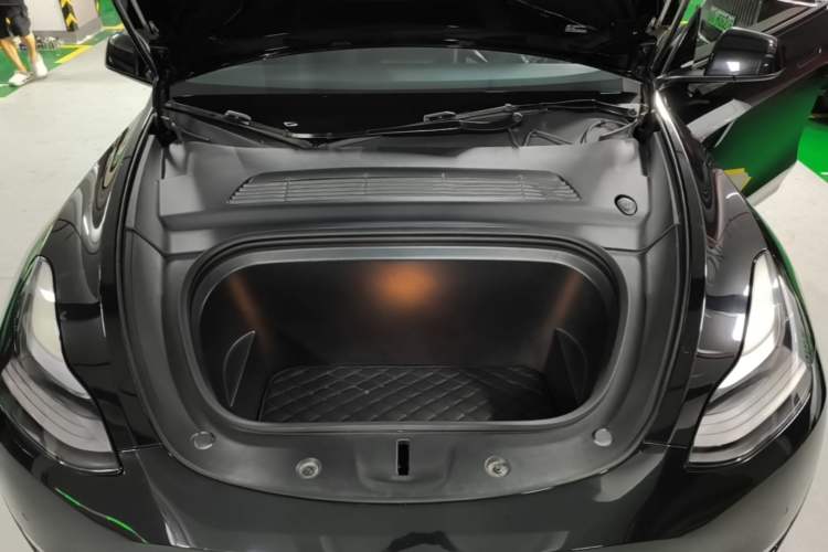 Used Tesla Model Y 2021 Long-Range All-Wheel-Drive Version Engine Bay