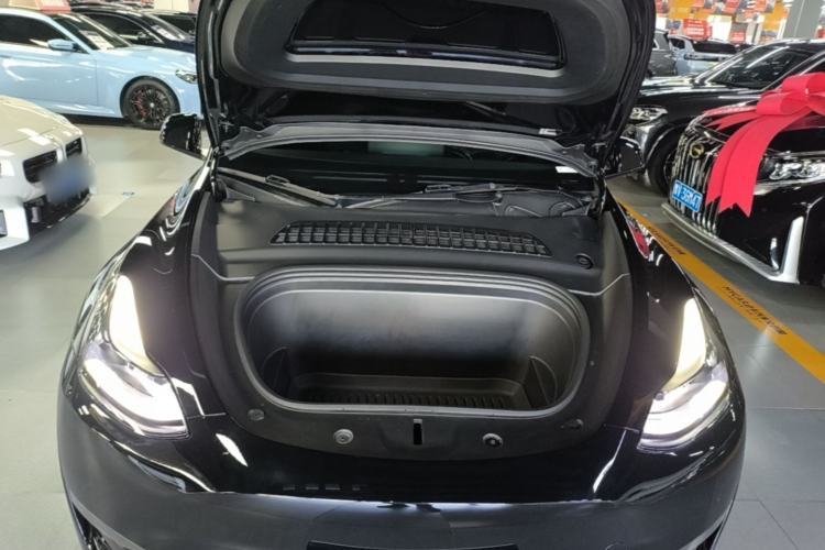 Used Tesla Model Y 2021 Long-Range All-Wheel-Drive Version 3D7 Engine Bay