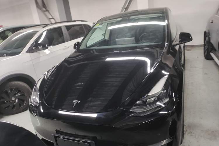 Used Tesla Model Y 2021 Long-Range All-Wheel-Drive Version Front