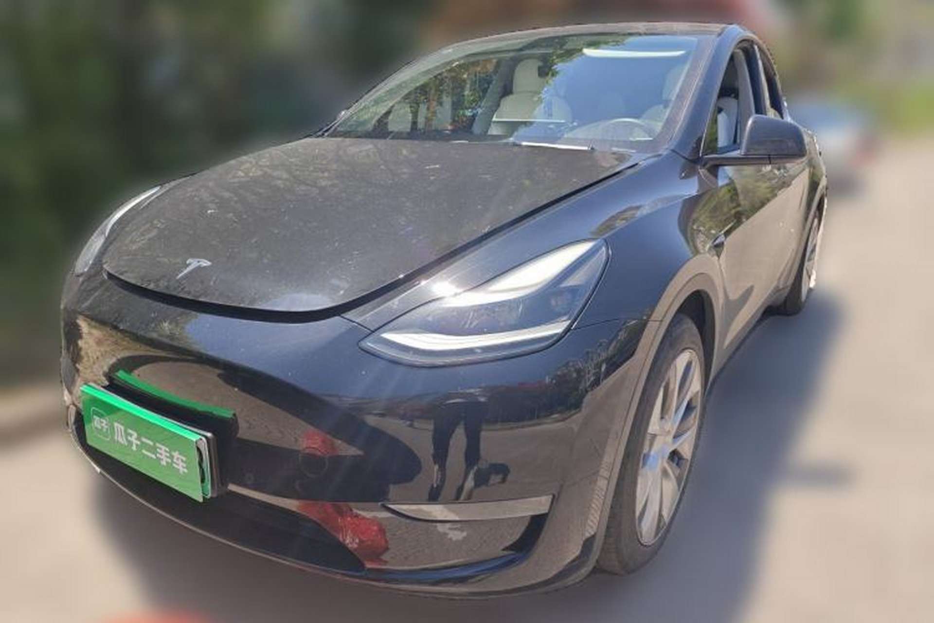 Used Tesla Model Y 2021 Standard Range Rear-Wheel Drive Version Front Left 45 Deg