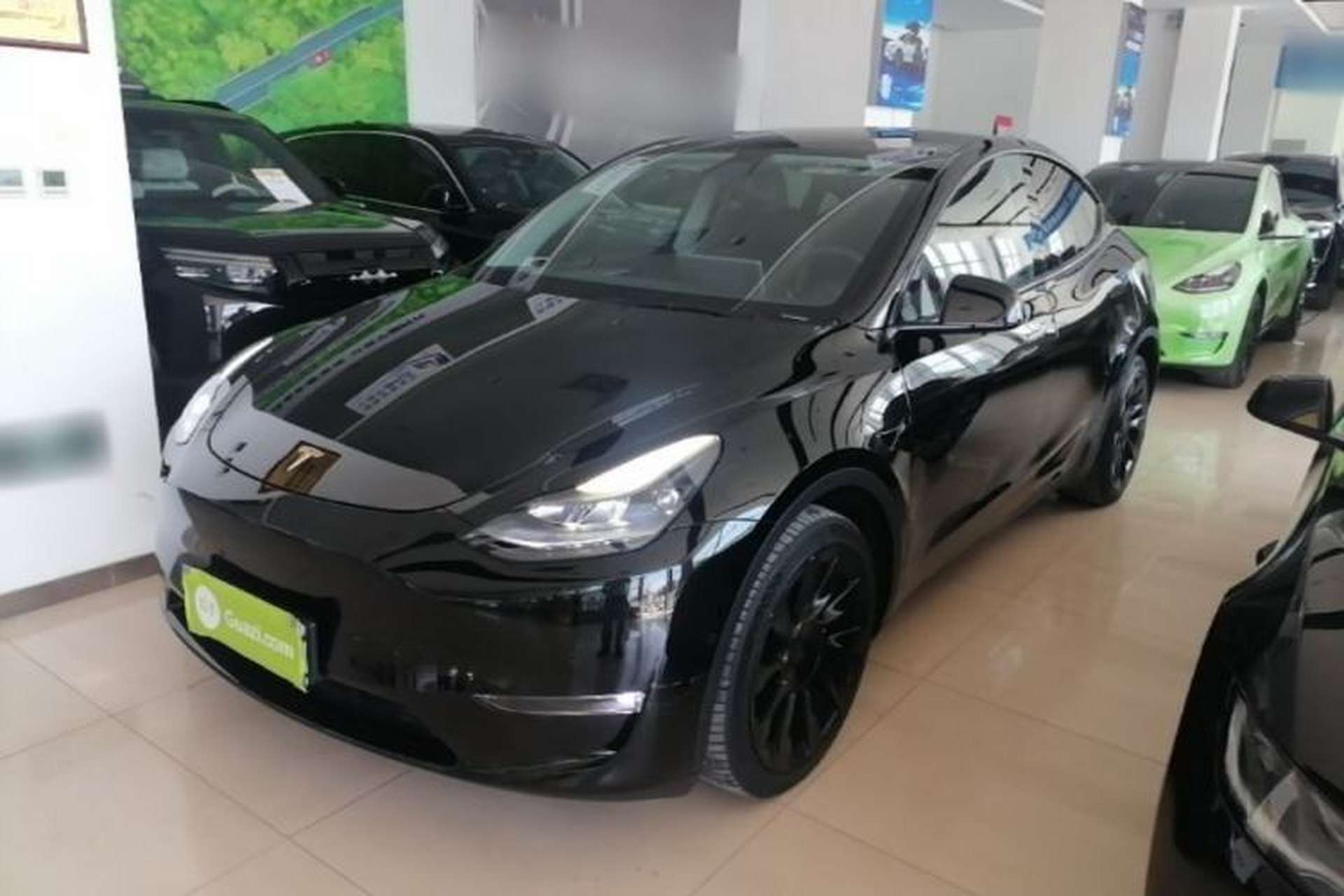 Used Tesla Model Y 2021 Long-Range All-Wheel-Drive Version Front Left 45 Deg