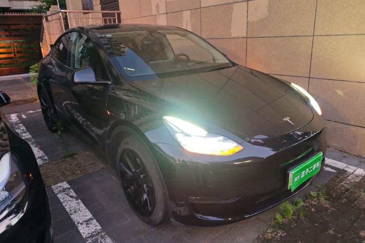 Used Tesla Model Y 2021 Standard Range Rear-Wheel Drive Version Front Right 45 Deg