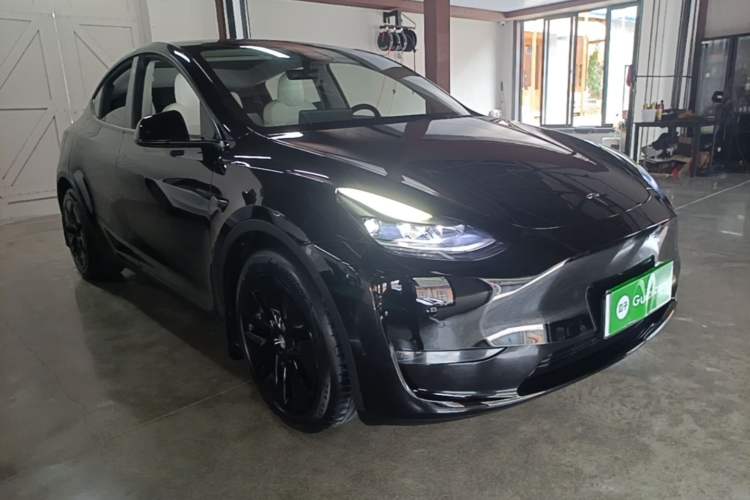 Used Tesla Model Y 2021 Standard Range Rear-Wheel Drive Version Front Right 45 Deg