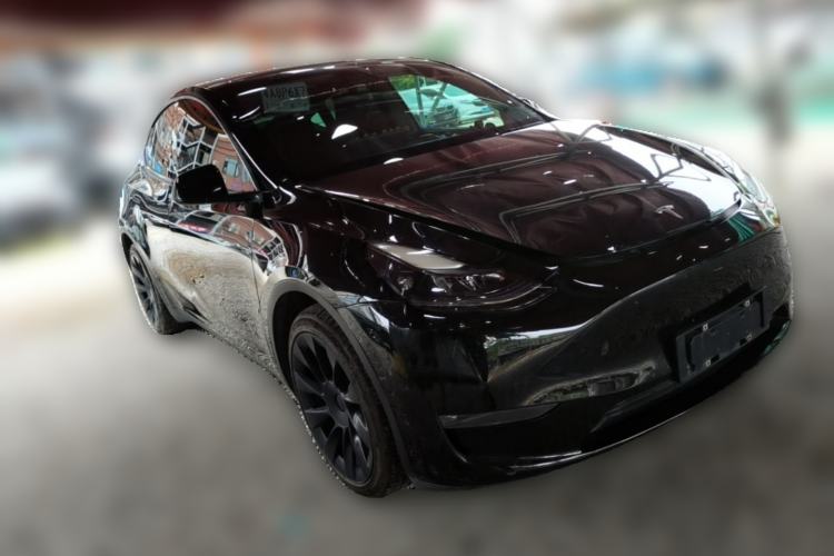 Used Tesla Model Y 2021 Long-Range All-Wheel-Drive Version Front Right 45 Deg