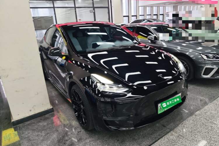 Used Tesla Model Y 2021 Performance High-Performance All-Wheel-Drive Version Front Right 45 Deg