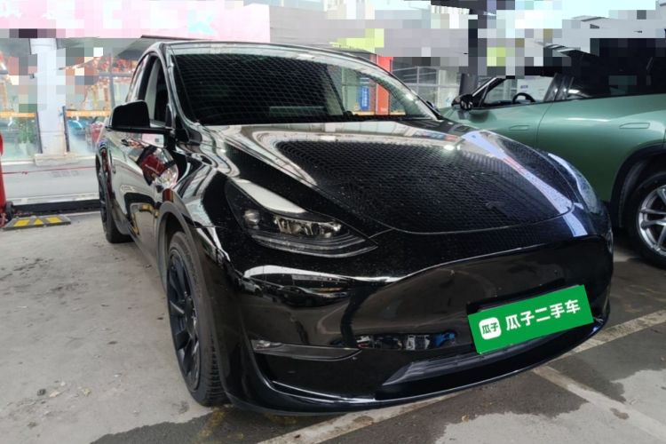 Used Tesla Model Y 2021 Long-Range All-Wheel-Drive Version 3D7 Front Right 45 Deg