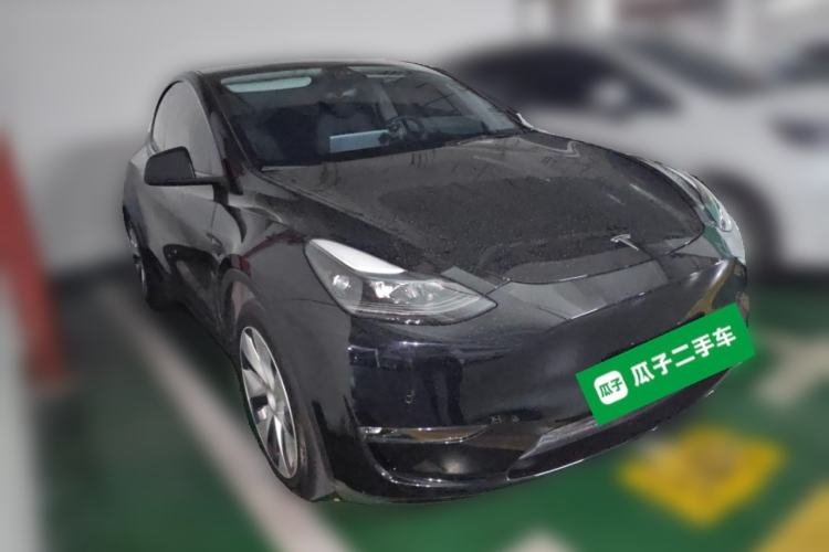 Used Tesla Model Y 2021 Standard Range Rear-Wheel Drive Version Front Right 45 Deg
