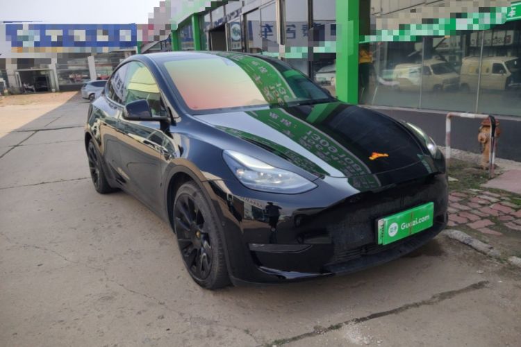 Used Tesla Model Y 2021 Standard Range Rear-Wheel Drive Version Front Right 45 Deg