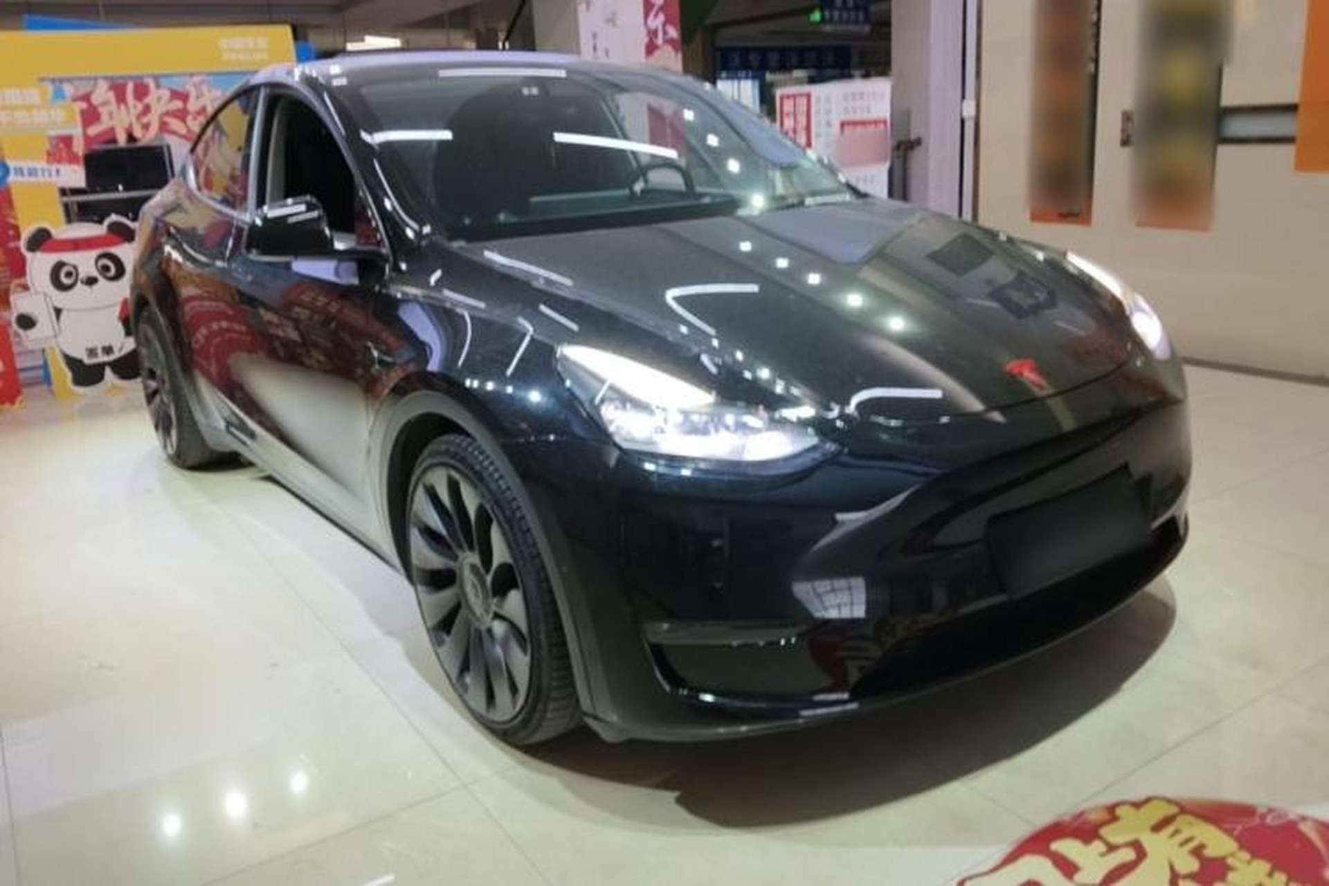Used Tesla Model Y 2021 Performance High-Performance All-Wheel-Drive Version Front Right 45 Deg