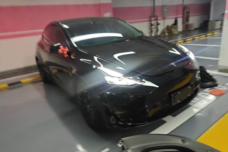 Used Tesla Model Y 2021 Standard Range Rear-Wheel Drive Version Front Right 45 Deg