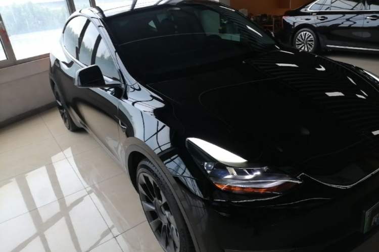 Used Tesla Model Y 2021 Standard Range Rear-Wheel Drive Version Front Right 45 Deg