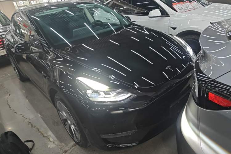 Used Tesla Model Y 2021 Standard Range Rear-Wheel Drive Version Front Right 45 Deg