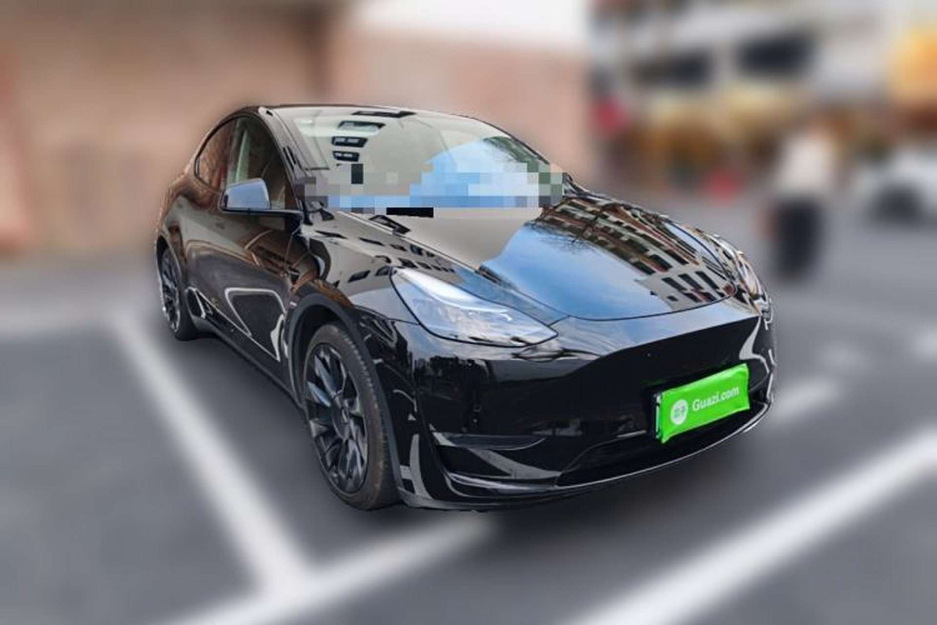 Used Tesla Model Y 2021 Long-Range All-Wheel-Drive Version Front Right 45 Deg
