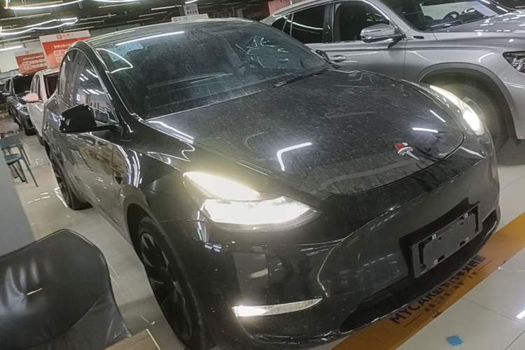 Used Tesla Model Y 2021 Standard Range Rear-Wheel Drive Version Front Right 45 Deg