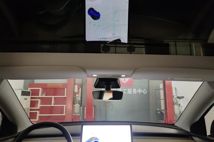 Used Tesla Model Y 2021 Long-Range All-Wheel-Drive Version 3D7 Headliner