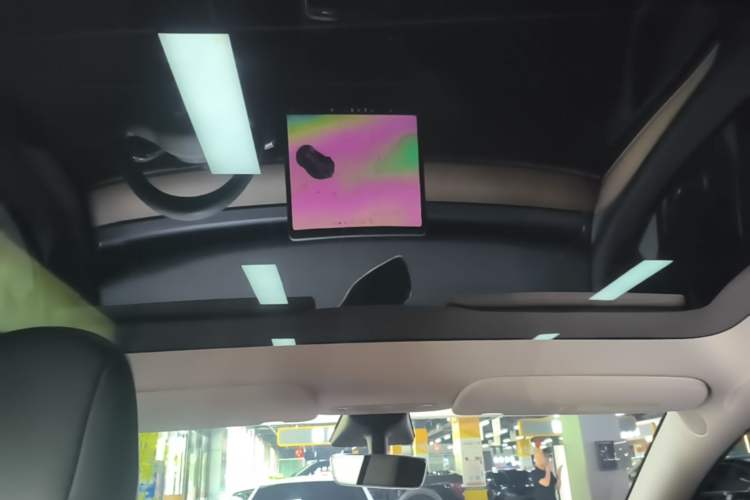Used Tesla Model Y 2021 Standard Range Rear-Wheel Drive Version Headliner