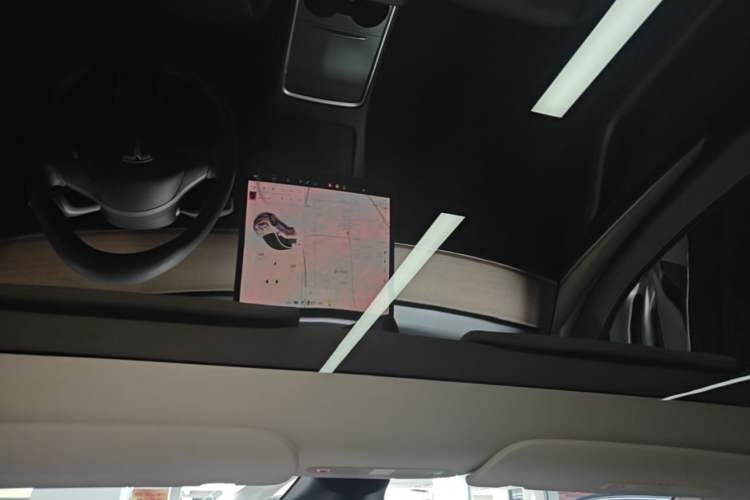 Used Tesla Model Y 2021 Long-Range All-Wheel-Drive Version 3D7 Headliner