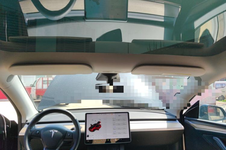 Used Tesla Model Y 2021 Standard Range Rear-Wheel Drive Version Headliner