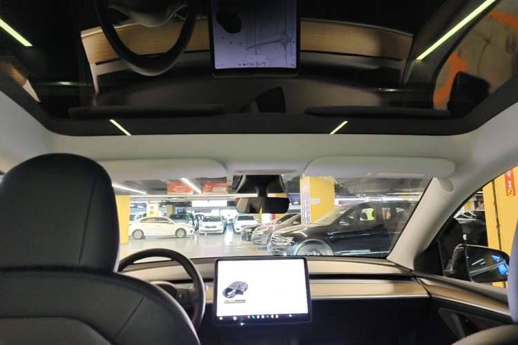 Used Tesla Model Y 2021 Long-Range All-Wheel-Drive Version 3D7 Headliner