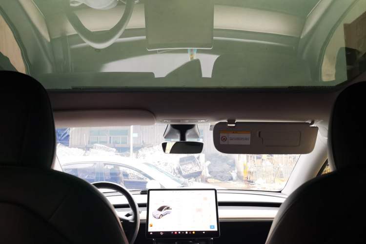 Used Tesla Model Y 2021 Long-Range All-Wheel-Drive Version Headliner