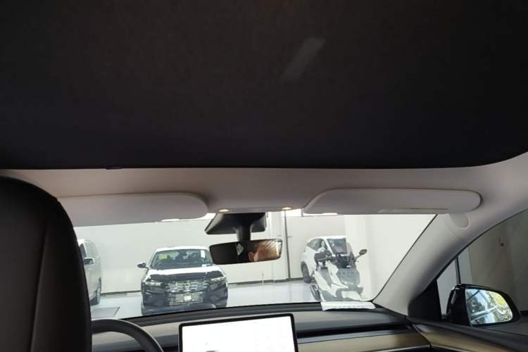Used Tesla Model Y 2021 Standard Range Rear-Wheel Drive Version Headliner