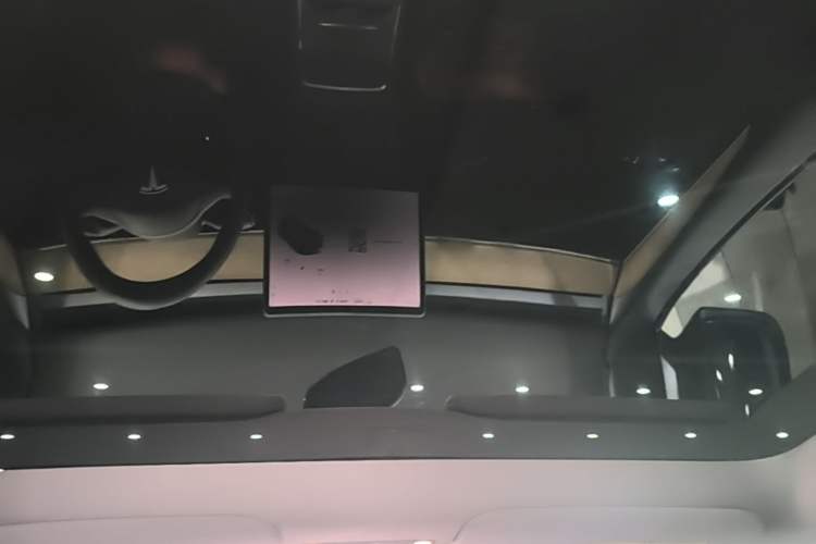 Used Tesla Model Y 2021 Standard Range Rear-Wheel Drive Version Headliner