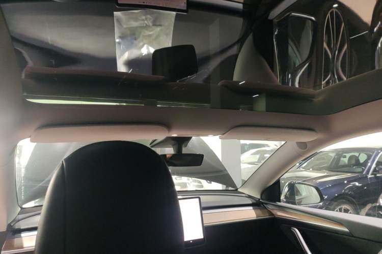 Used Tesla Model Y 2021 Standard Range Rear-Wheel Drive Version Headliner