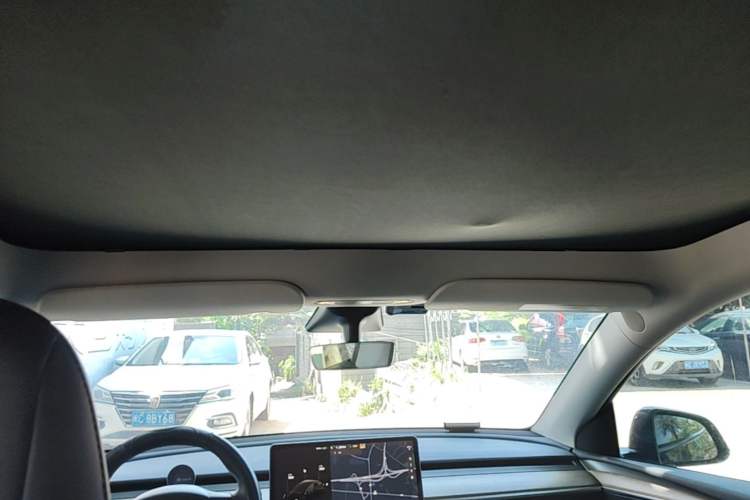 Used Tesla Model Y 2021 Standard Range Rear-Wheel Drive Version Headliner