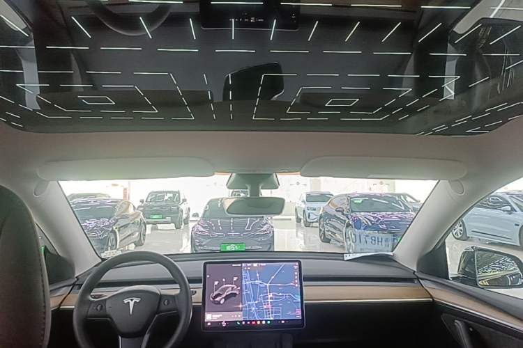 Used Tesla Model Y 2021 Standard Range Rear-Wheel Drive Version Headliner