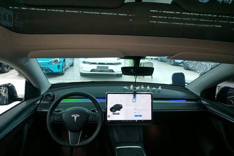 Used Tesla Model Y 2021 Standard Range Rear-Wheel Drive Version Headliner