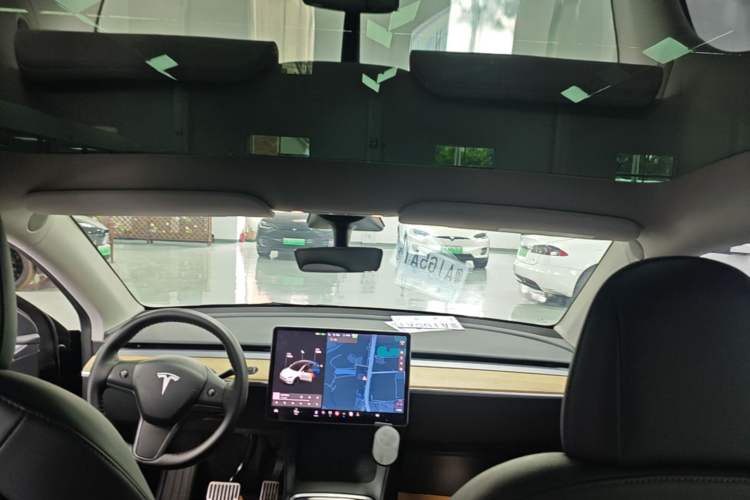 Used Tesla Model Y 2021 Standard Range Rear-Wheel Drive Version Headliner