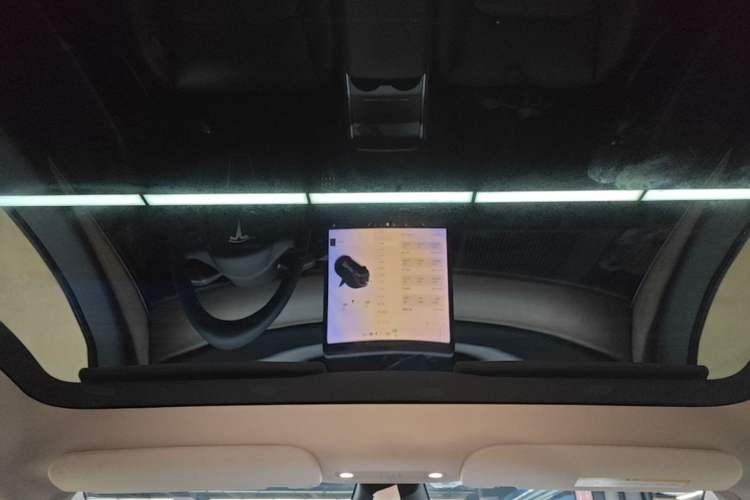 Used Tesla Model Y 2021 Standard Range Rear-Wheel Drive Version Headliner