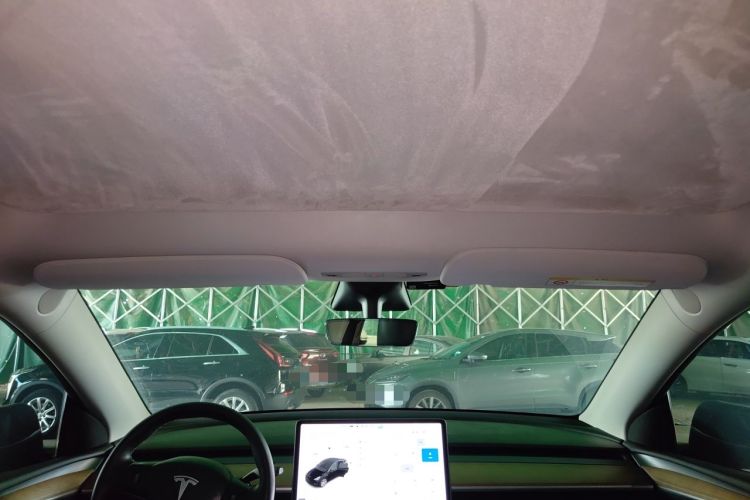 Used Tesla Model Y 2021 Standard Range Rear-Wheel Drive Version Headliner