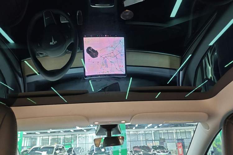 Used Tesla Model Y 2021 Long-Range All-Wheel-Drive Version 3D7 Headliner