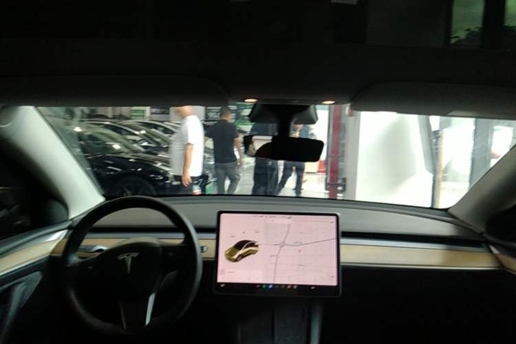 Used Tesla Model Y 2021 Long-Range All-Wheel-Drive Version 3D7 Headliner